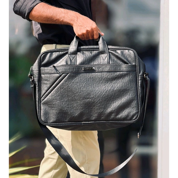 Best Quality Turky Rexine Laptop Bag – Sleek, Durable, and Functional With 1 Month Cybzone Stitching Warranty - SRB2