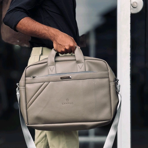 Best Quality Turky Rexine Laptop Bag – Sleek, Durable, and Functional With 1 Month Cybzone Stitching Warranty - SRB3