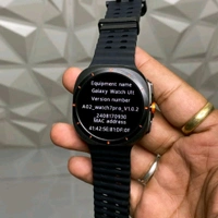 SAM Galaxy Watch 7 Ultra Amoled Display 47mm IP68 Waterproof Bluetooth Call Compass Wireless Charger Smart Watch - 1 Month Cybzone Warranty