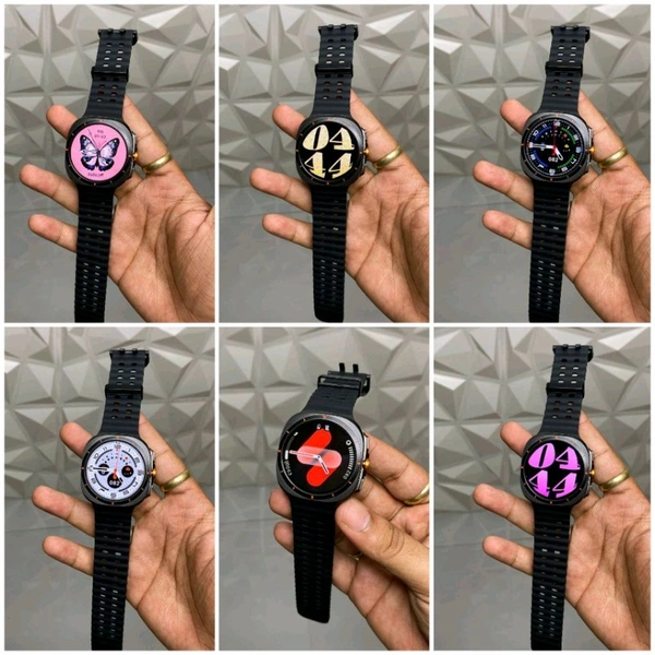 SAM Galaxy Watch 7 Ultra Amoled Display 47mm IP68 Waterproof Bluetooth Call Compass Wireless Charger Smart Watch - 1 Month Cybzone Warranty