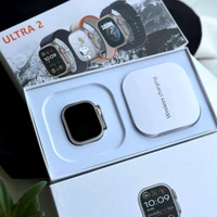 Series 8 Ultra Logo Watch With 3 High Quality Strap Combo Offer, Customized Watch Face, Bluetooth Calling And Crown Working