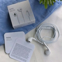 Earphones with Lightning Connector for Calling & Music Wired Gaming Headset (White, On the Ear) - 1 Month Cybzone Warranty