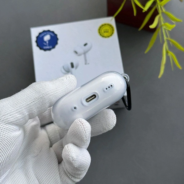 Air Pro 2 Awesome Quality With Transparent Case | Pop-Up Connection For Apple Devices | Both For Android And IPhone | Best Sound Quality - 1 Month Cybzone Warranty