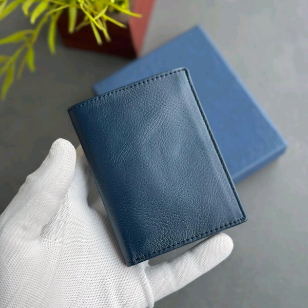 Classic Men's Genuine Leather Wallet With Card Holder, Perfect For Personal Use And Gifting - SRH3