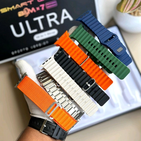 Most Awaited Budget Combo | 8 in 1 Strap Series 8 Ultra 49MM Smartwatch | Perfect For Gifting 