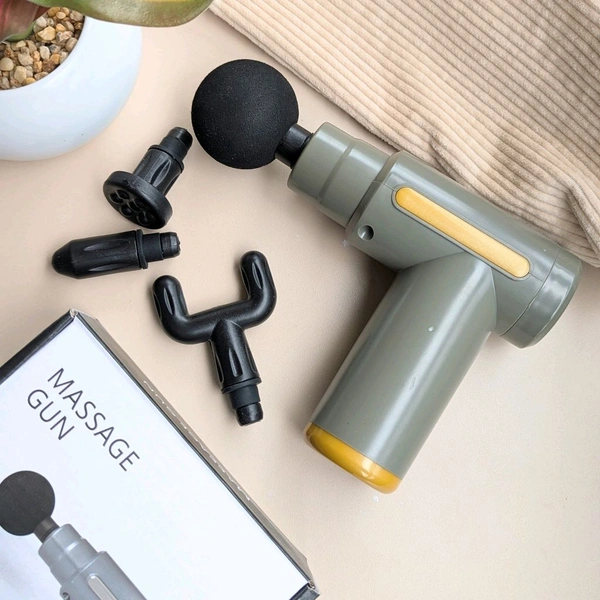 Massage Gun | Strike Handheld Percussion Massage Gun with Interchangeable Massage Heads