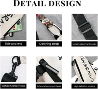  Beige Men & Women Sling Bag Waterproof Sling Large Shoulder Bag with Adjustable Strap Crossbody Bag for Men And Women - SRB1