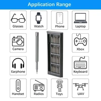 Eyeglasses, Computer, Electronic, Watch Repair Kit with Phillips and Star Tiny Screw Driver Home Kit (Colour: Black)