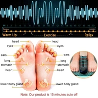 Ems foot massager mat electric vibration improve health pain relief relieve pressure with usb charging battery pad 9 level blood circulation muscle for home