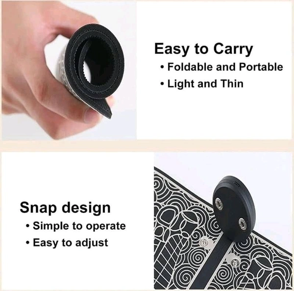 Ems foot massager mat electric vibration improve health pain relief relieve pressure with usb charging battery pad 9 level blood circulation muscle for home
