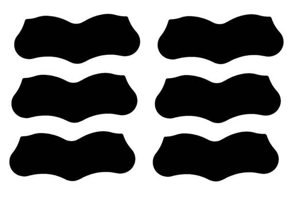 Deep Cleansing Forehead Blackhead Remover Pore Cleanser Bamboo Charcoal Nose Strips for Women Removes Whiteheads with Natural Aloe Vera & Witch Hazel Extracts Activated Charcoal (Black Color, Pack Of 5)