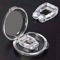 Magnetic Anti Snore Clip Pack of 4, Device For Men and Women Soft Silicon Nose Clip, Unisex Stop Snoring Anti Snore Free Sleep Silicone Magnetic Nose Clip.