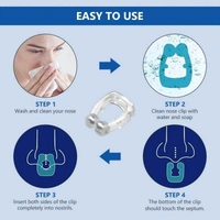 Magnetic Anti Snore Clip Pack of 4, Device For Men and Women Soft Silicon Nose Clip, Unisex Stop Snoring Anti Snore Free Sleep Silicone Magnetic Nose Clip.