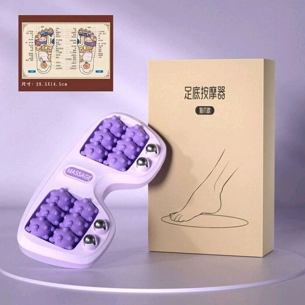 Foot Massager Roler, Plantar Fascitis Relief Heel, Arch, Muscle Aches, Foot Pain, Stress Relief and Deep Relaxation, ldeal Gifts for Women, Men, Acupuncture Massager (Multicolor)