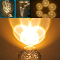 3D Crystal Ball Night Lamp With Woodern Base Solar System Crystal Ball Night Light, Bedroom Decor, ldeal Birthday Gift For Teens Men, Women, Kids, Boys, Girls.