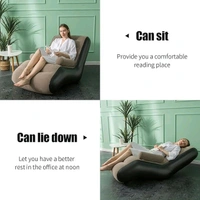Compressible S-Shaped Sofa Bed for Lunch Break, Iatable Lounge Chair, Portable and Multifunctional, Outdoor Beach Furniture, High Quality - Gray