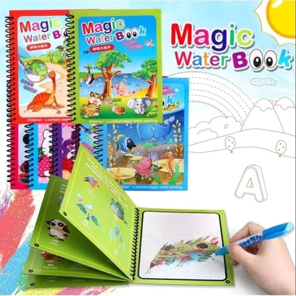 Magic Water Coloring Book 4 Pcs