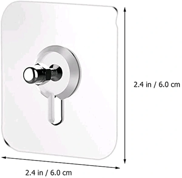 Bolt Sticker Screw Hook - Pack Of 10