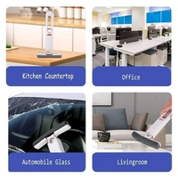 Modern Portable Self-Squeeze Mini Mop for Floor Cleaning 180° Squeeze Mop, Wet & Dry Use Cleaning for Small Spaces Kitchen, Bathroom, car Window Wall, Table Mini Cleaner.