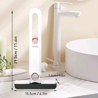Modern Portable Self-Squeeze Mini Mop for Floor Cleaning 180° Squeeze Mop, Wet & Dry Use Cleaning for Small Spaces Kitchen, Bathroom, car Window Wall, Table Mini Cleaner.