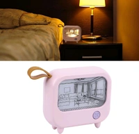 Sunset LED TV Night Light Painting Decoration Led Art Illuminated Light Up Picture, Light Art Decor, Bedside Lamp for Nightstand, Night Lights for Kids Adults