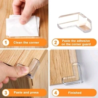 V Shape Baby Safety Protection table Corner 10 Pcs - Pack Of 20