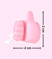 Thumbs UP Hooks for Wall, Self Adhesive Hook Silicone Based Cable Wire Organizer Key Hanger Toothbrush Multicolor Holder Makeup Brush Holder for Bedroom, Car, Home and Office (Multi Colour). - Pack Of 10