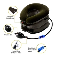Health Care Cervical Neck Traction Air Bag with 3 Layer Inflatable Pillow for Neck Support and Relaxation