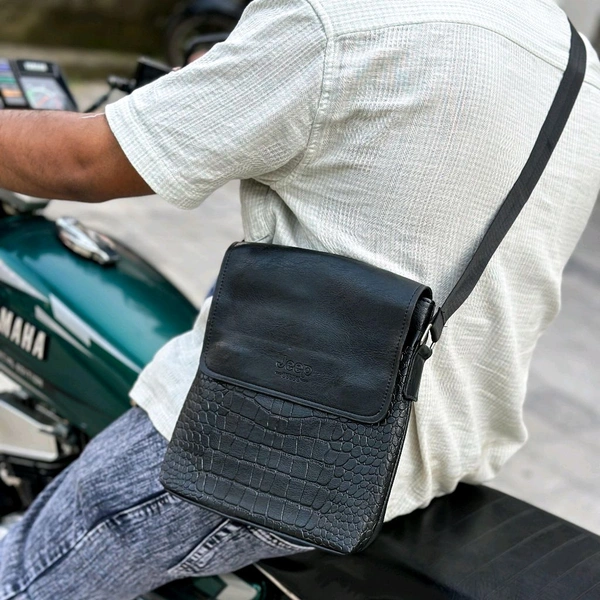 Jeep Ultra Sporty Messenger Sling Bag For Multipurpose Use - SRB3