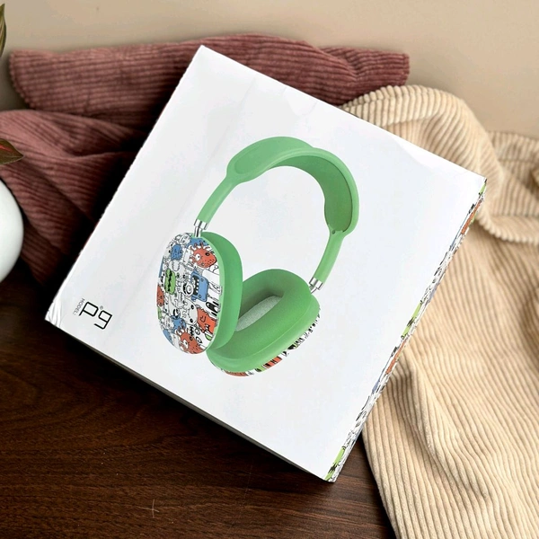 P9 Air Max Bluetooth Heaphones Wireless Headsets Gaming Gift Earphones Stereo HiFi Bass Headphones - SRH1