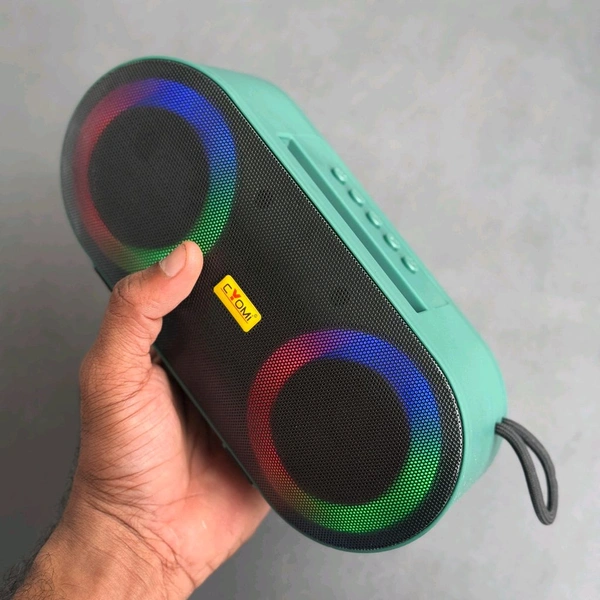 CYOMI 640 High-Quality Party Speaker with Long Battery Life up to 8 Hours 10 W Bluetooth Soundbar - Green