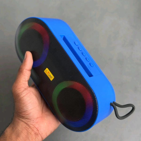 CYOMI 640 High-Quality Party Speaker with Long Battery Life up to 8 Hours 10 W Bluetooth Soundbar - Blue