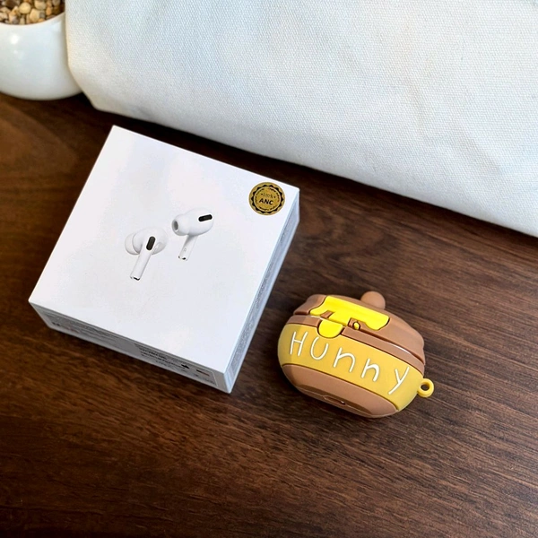 Air Pro 2 Awesome Quality With Most Demanded High Quality Cartoon Case | Pop-Up Connection For Apple Devices | Both For Android And IPhone - 1 Month Cybzone Warranty