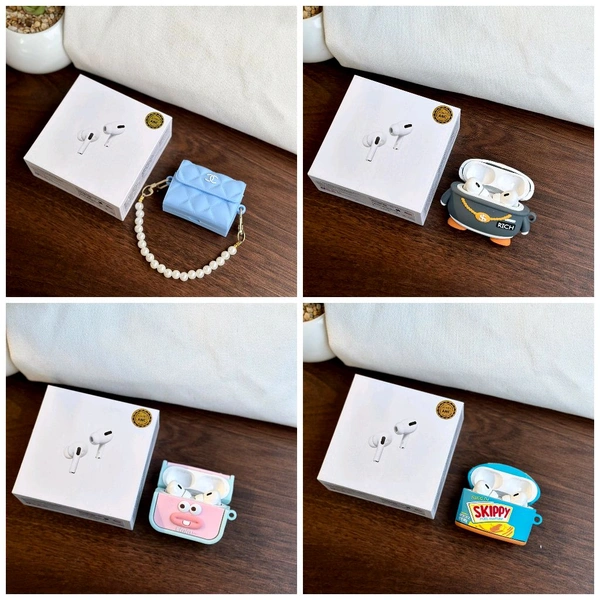 Air Pro 2 Awesome Quality With Most Demanded High Quality Cartoon Case | Pop-Up Connection For Apple Devices | Both For Android And IPhone - 1 Month Cybzone Warranty