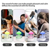 Rain Cloud Humidifier, Rain Cloud Diffuser, Night Light, Essential Oil Diffuser, Aromatherapy, rain Drop Sounds - Pack Of 1, Prepaid orders only accepted