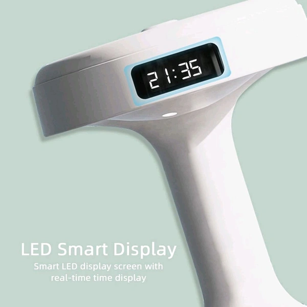 Anti Gravity Humidifiers For Bedroom, Cool Mist Humidifiers Water Drop, Oil Diffuser Led Clock Display, 36Db Quiet Air Humidifier With Night Light For Room & Office - Pack Of 1, Prepaid orders only accepted