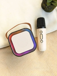 Portable Bluetooth Speaker Dynamic Thunder Sound With RGB Light Bluetooth Speaker Multicolour, Stereo Channel And Microphone Set - SRH3