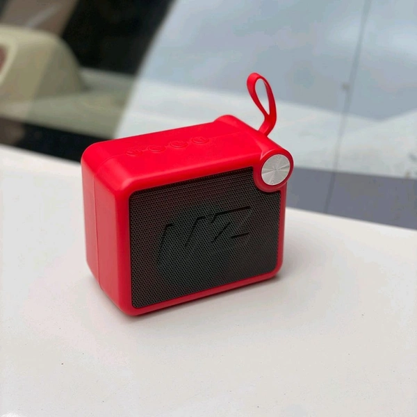 Portable Bluetooth Speaker Dynamic Thunder Sound, 5 W Bluetooth Speaker. Stereo Channel - Red, 1 Month Cybzone Warranty