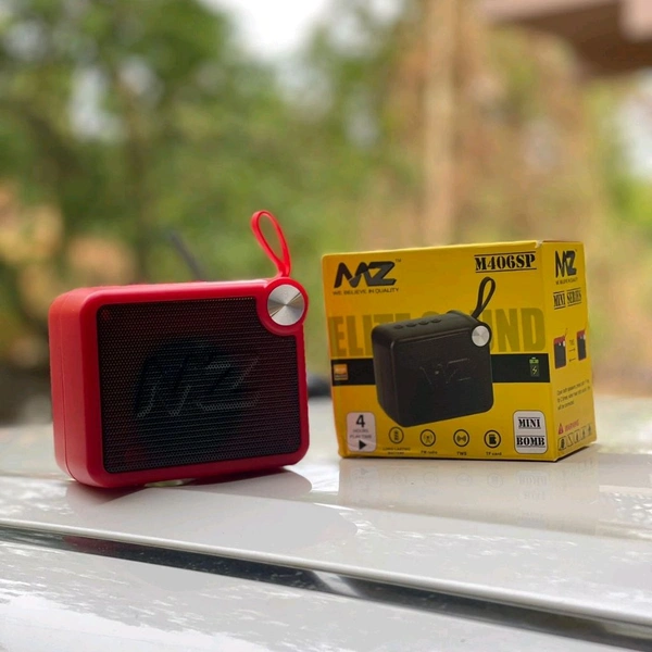 Portable Bluetooth Speaker Dynamic Thunder Sound, 5 W Bluetooth Speaker. Stereo Channel - Red, 1 Month Cybzone Warranty
