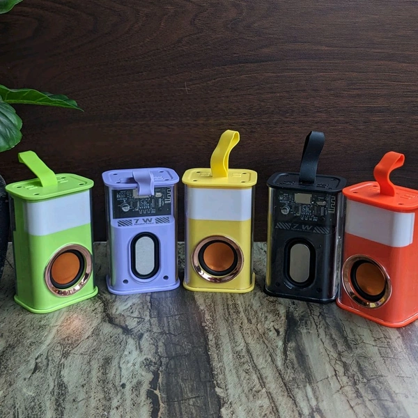 New Bluetooth Speaker Stereo TWS Bluetooth Waterproof Transparent LED Lights Sound Box Mini Portable Speaker - SRB1