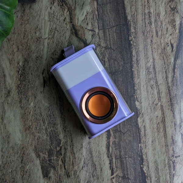 New Bluetooth Speaker Stereo TWS Bluetooth Waterproof Transparent LED Lights Sound Box Mini Portable Speaker - SRB3