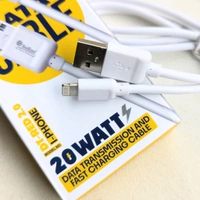 Original Soroo DT-RED 20W I-Phone Charging Cable | Data Transmission And Fast Charging Cable