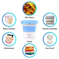 Portable Folding Mini Washing Machine, Bucket Washer for Clothes Laundry, Foldable Compact Ultrasonic Small Automatic USB Powered Cleaning Washer for Travel Home Business Trip. - Prepaid orders only accepted