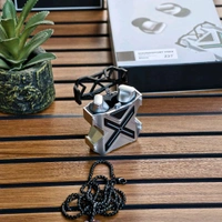  Z27 High Quality Wireless Earbuds With Neck Chain | Metal Body | V5.3 Bluetooth With High Sound Quality - 1 Month Cybzone Warranty