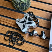  Z27 High Quality Wireless Earbuds With Neck Chain | Metal Body | V5.3 Bluetooth With High Sound Quality - 1 Month Cybzone Warranty