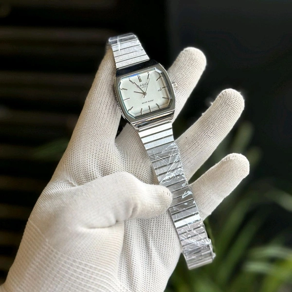 Special 3 Pieces Combo Deal | Most Demanded Gasiq Quartz Movement Watch With High Quality Strap Best finishing Body & Case - Silver