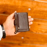 Most Demanded Classic Men's Genuine Card Pop-up High Quality Leather Wallet, Perfect For Gifting