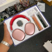 Most Affordable Combo Ever | Y53 Ultra 3 Combo Set, Series 8 Ultra Smartwatch, 4 Osean Straps With Air Max Headphone - Red