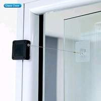 Window Door String Steel Rope Closer Diy Tool Punch-Free Automatic Sensor and Multifunctional Door Closer, Self Closing Door with Steel Wire Drawstring, Auto Door Closer 