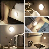 Motion Sensor Light for Home with USB Charging Self Adhesive Wireless LED Body Induction Lamp Sensor Night Light for Magnetic Base